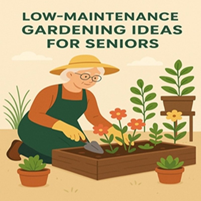 Low-Maintenance Gardening Ideas for Seniors at SeniorGreenCare.com