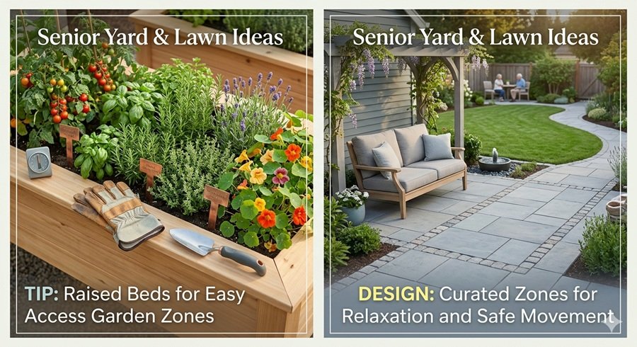 Yard and Lawn Ideas for Seniors: Safe, Low-Maintenance, and Beautiful Outdoor Spaces Yard Ideas for Seniors