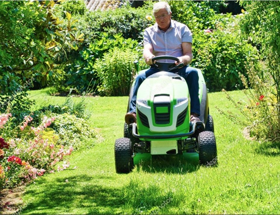 Senior garden and outdoor lifestyle
