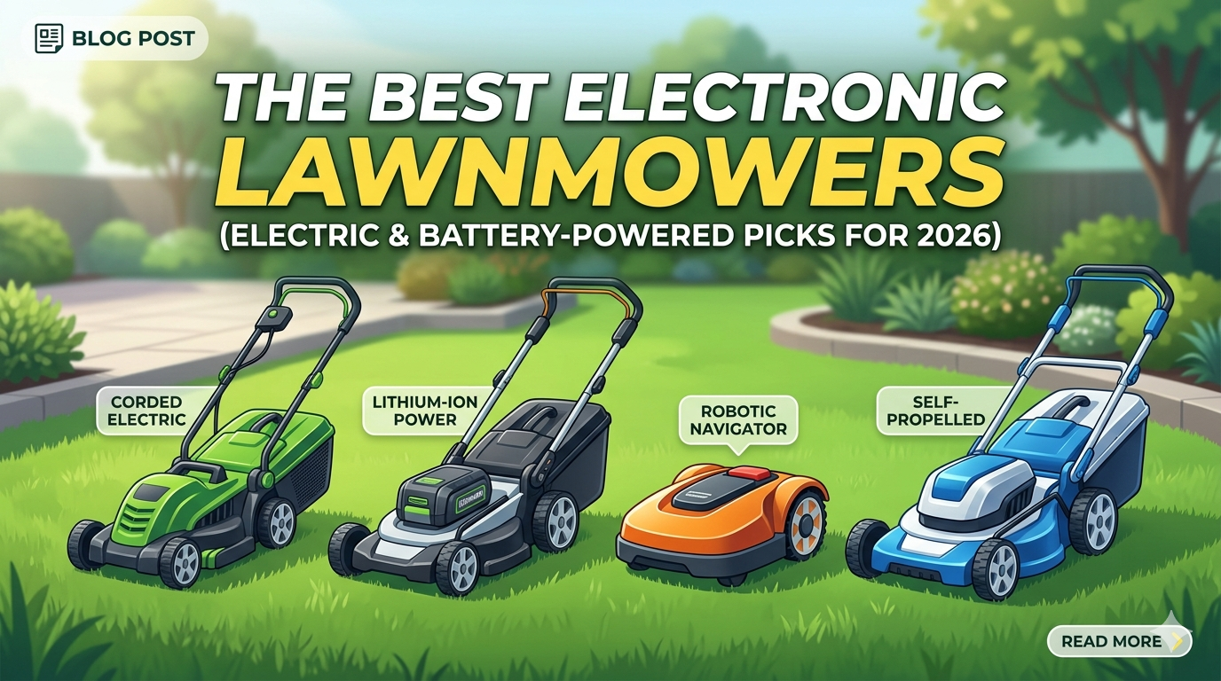 Electronic Lawnmowers for Seniors